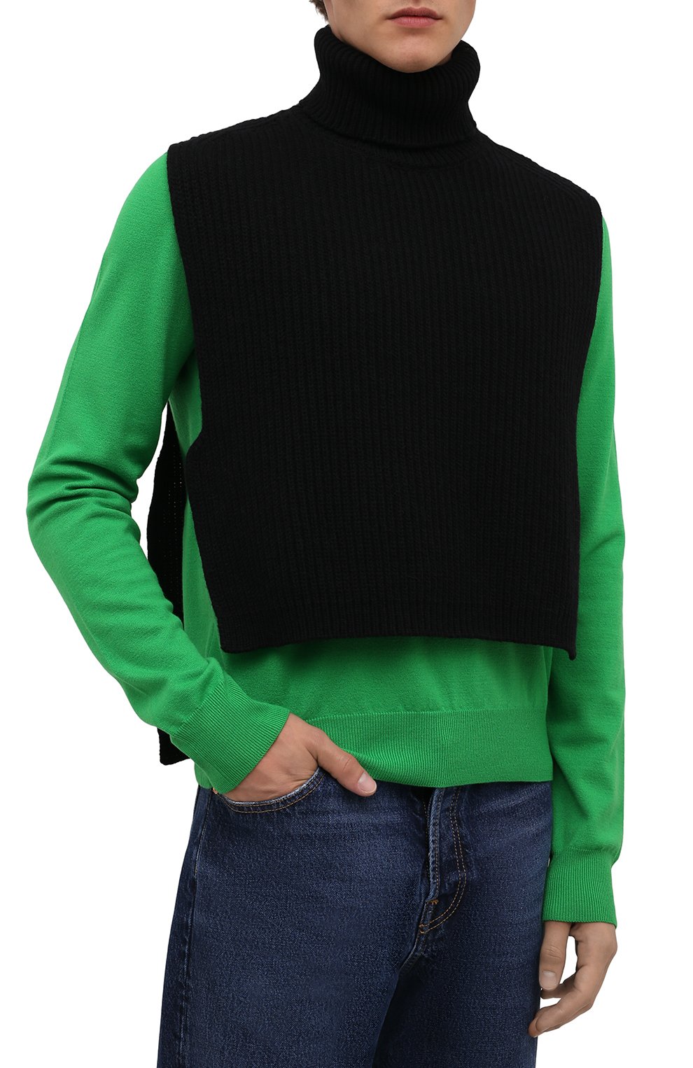 Шерстяная манишка DRIES VAN NOTEN, арт. 212-022208-3703, фото 2