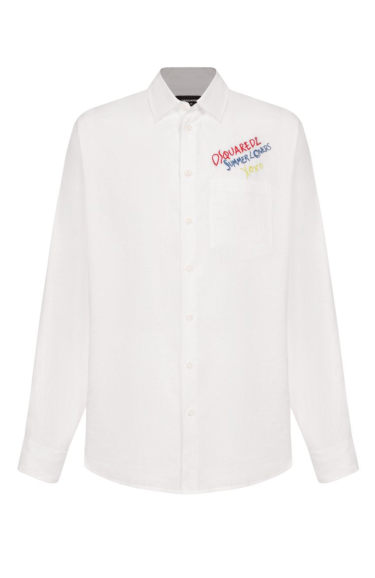 Льняная рубашка DSQUARED2, арт. S78DM0048/D35294, фото 1