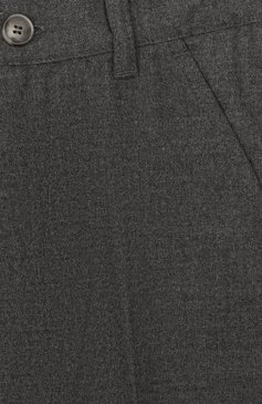Детские брюки IL GUFO серого цвета, арт. A19PL088WR003/10A-12A | Фото 3 (Материал внешний: Синтетический материал, Полиэстер; Стили: Классический; Материал подклада: Синтетический материал; Статус проверки: Проверено, Проверена категория; Мальчики Кросс-КТ: Брюки-одежда)