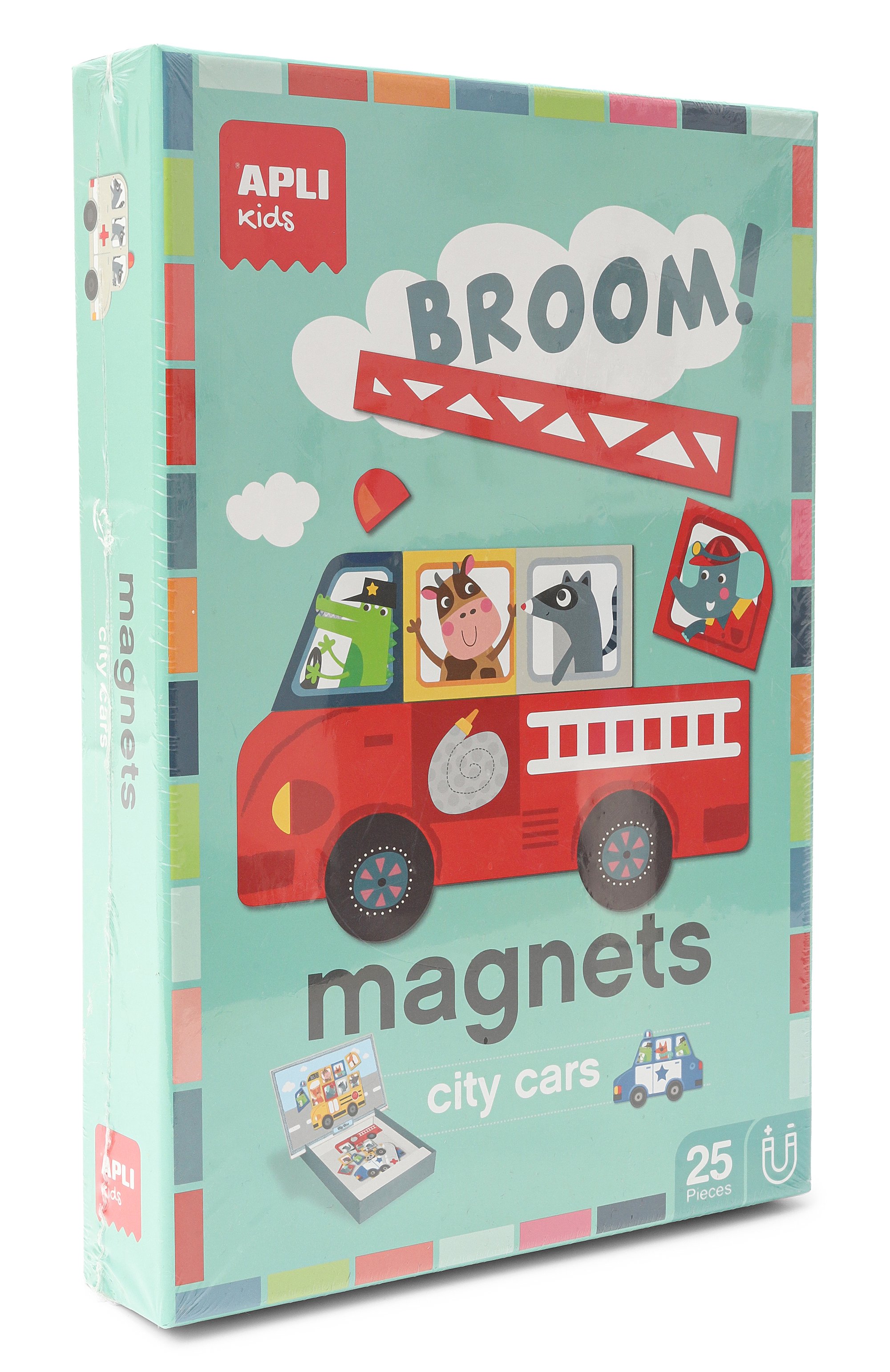 Игра с магнитами городские машины APLI KIDS, арт. 16863, фото 1