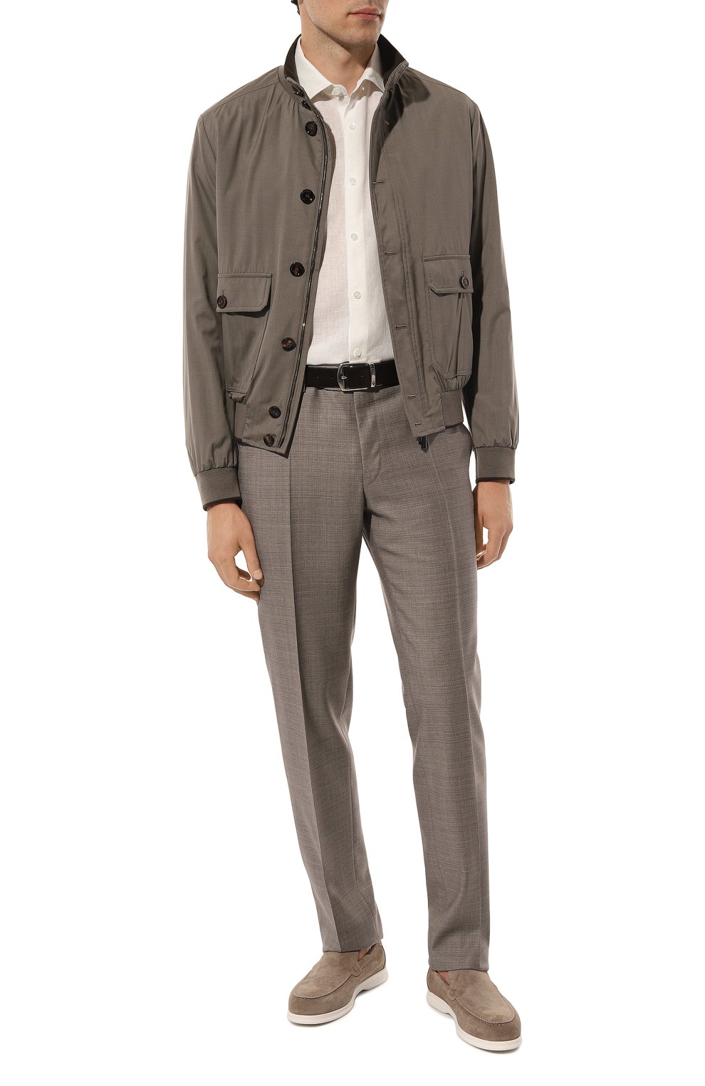 Замшевые лоферы DOUCAL'S, арт. DU3267ARTHUY106I, фото 2