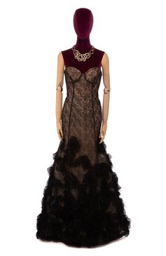 Платье-макси OSCAR DE LA RENTA, арт. F15E073BLK, фото 1