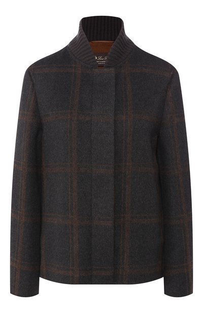 Женский кашемировый жакет в клетку LORO PIANA, арт. FAI2501