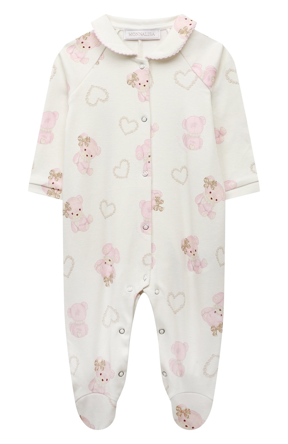 Хлопковый комбинезон MONNALISA, арт. 350206, фото 1