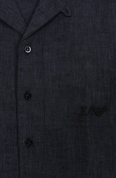 Льняная рубашка EMPORIO ARMANI, арт. EB000075/AF12878, фото 3