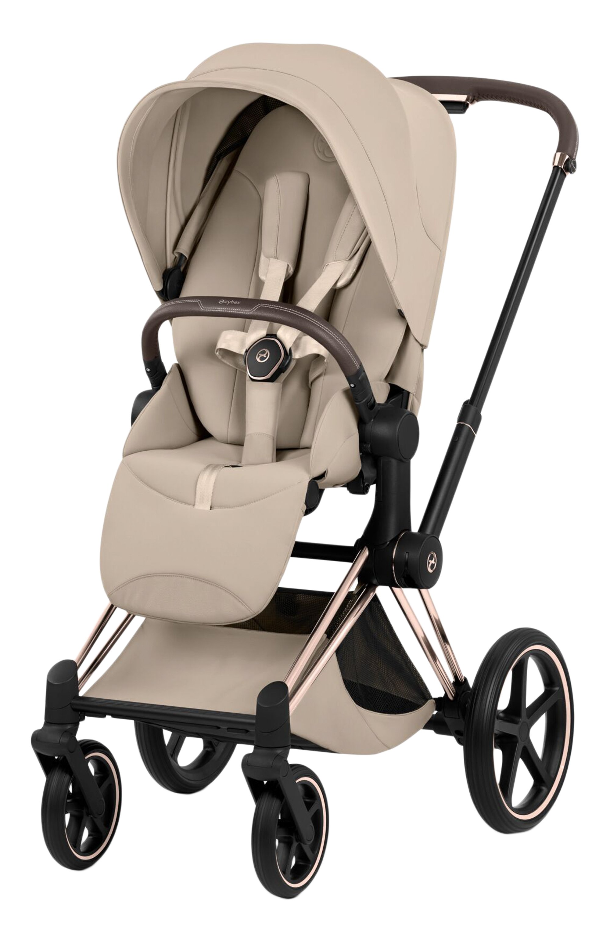 Коляска 2 в 1 priam v style CYBEX бежевого цвета по цене 147250 руб., арт. 526002245, фото 1 Коляска 2 в 1 priam v style CYBEX, арт. 526002245, фото 1
