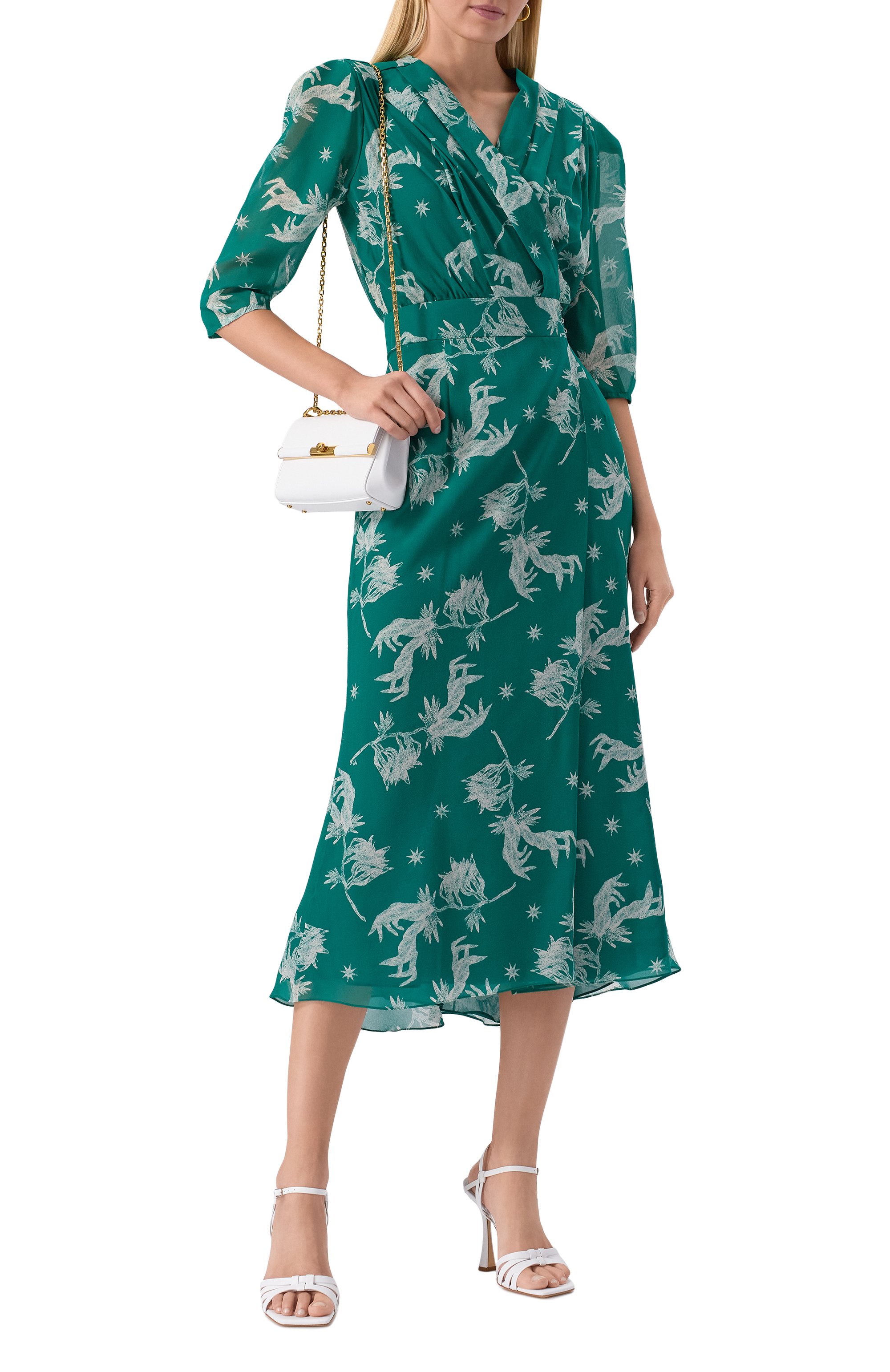 Шелковое платье ULYANA SERGEENKO, арт. ABM006SS22OCLASS 2609Т24, фото 2