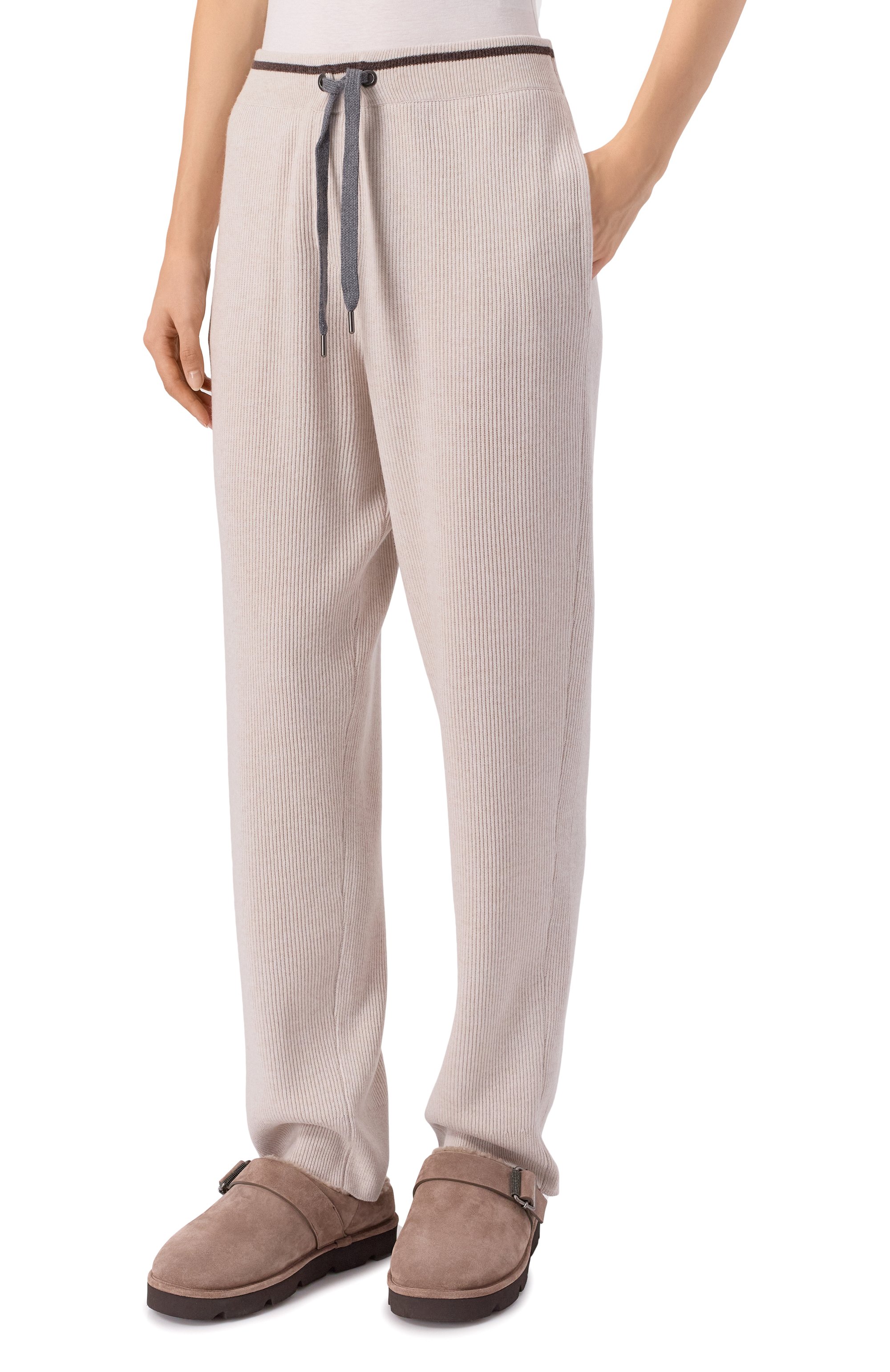 Брюки из шерсти и кашемира BRUNELLO CUCINELLI, арт. M16222799, фото 3