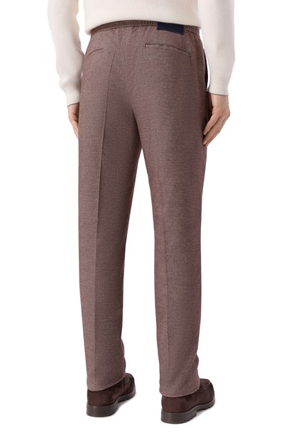 Брюки из хлопка и шерсти KITON, арт. UPLACRK0131H01, фото 4