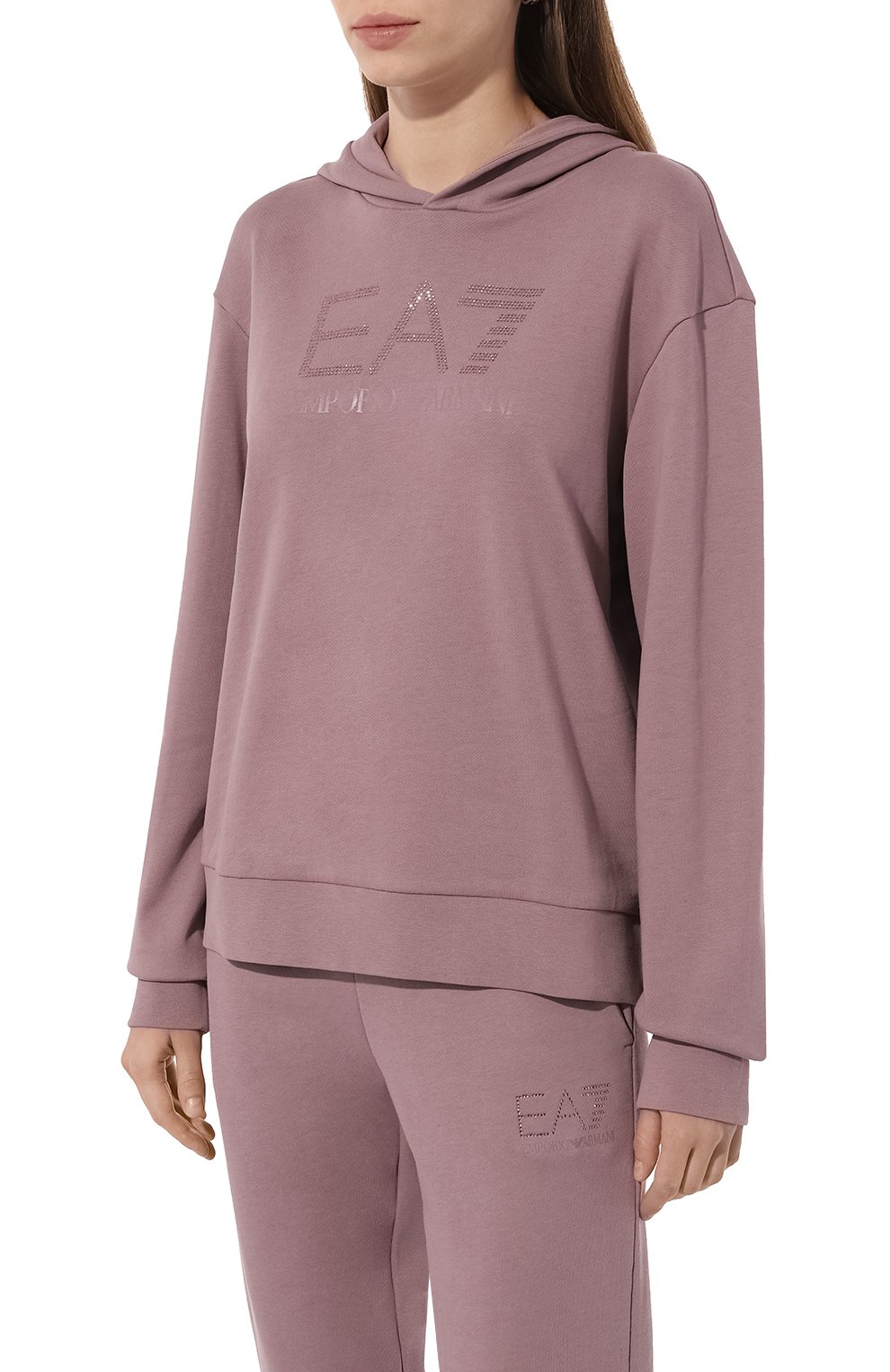 Хлопковое худи EA7, арт. 6DTM17/TJD0Z, фото 3