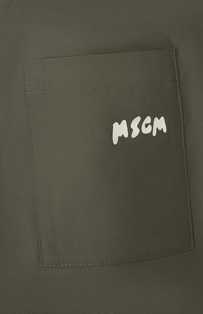 Хлопковые брюки MSGM KIDS, арт. S6MSJBPA188, фото 3