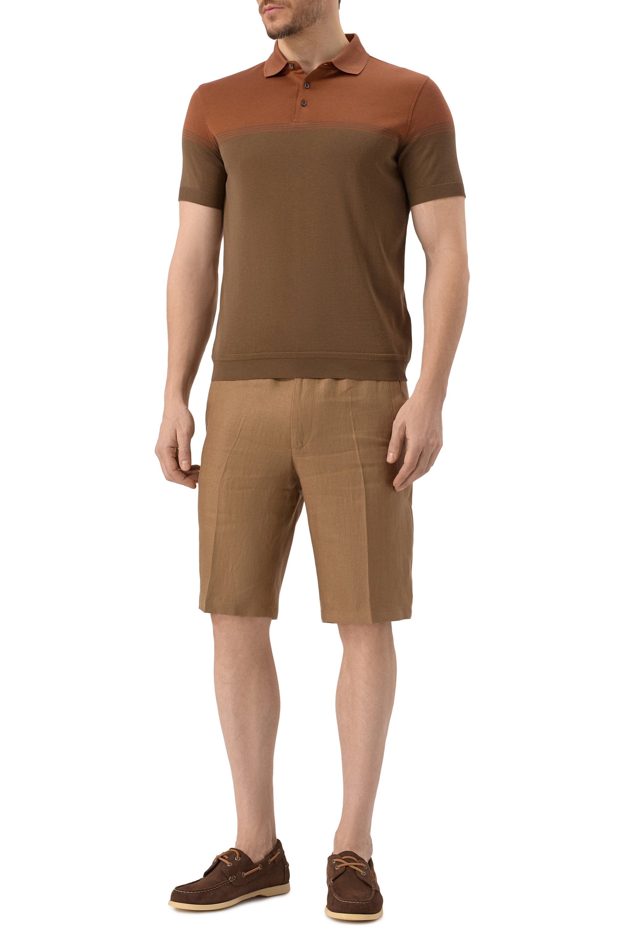 Льняные шорты CORNELIANI, арт. 254593-2514108, фото 2