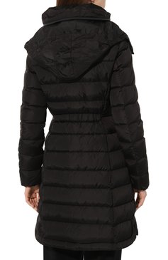 Женский пуховик flammette MONCLER черного цвета, арт. 1C509-00-54155 | Фото 6 (Рукава: Длинные; Длина (верхняя одежда): До середины бедра; Материал сплава: Проставлено; Материал внешний: Синтетический материал; Материал подклада: Синтетический материал; Драгоценные камни: Проставлено; Кросс-КТ: Пуховик; Стили: Классический)