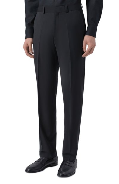 Брюки HUGO черного цвета по цене 16500 руб., арт. 50540150, фото 3 Брюки HUGO, арт. 50540150, фото 3