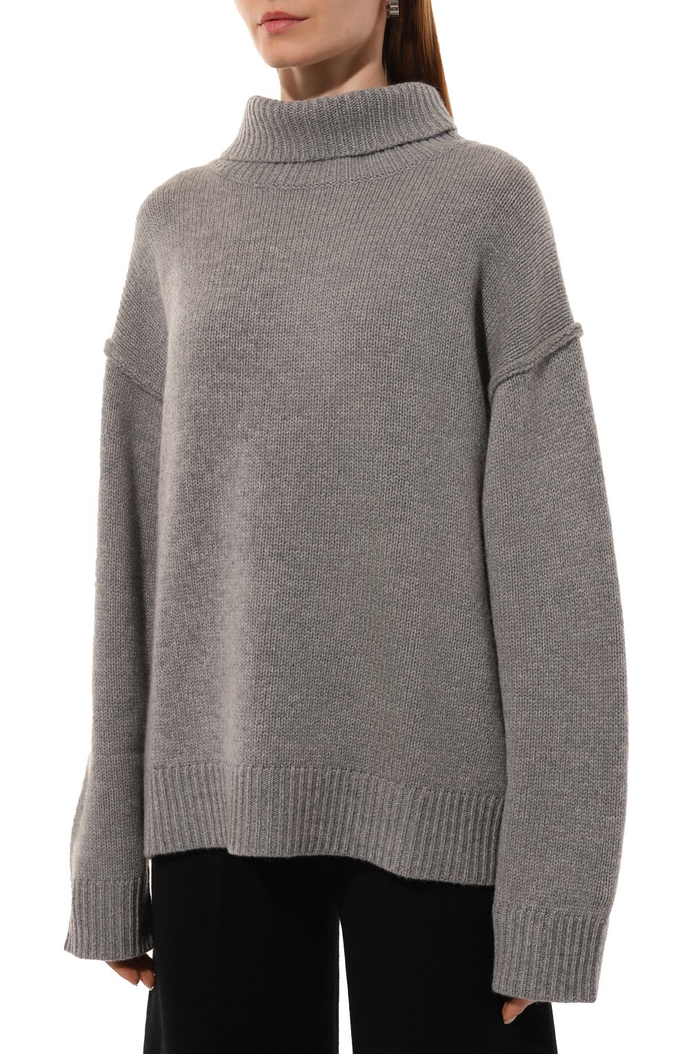 Свитер из шерсти и кашемира ALLUDE, арт. 245/17801, фото 3