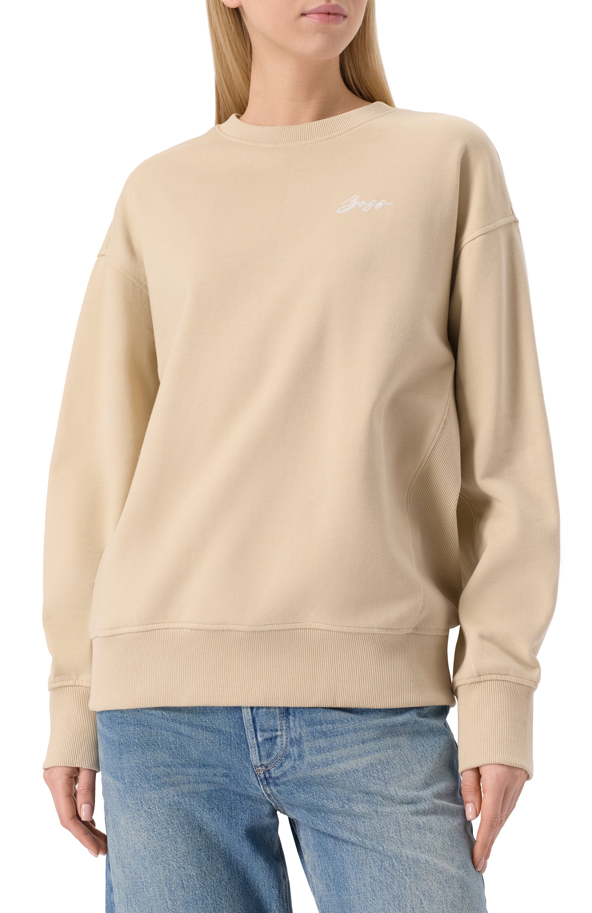 Хлопковый свитшот BOSS ORANGE, арт. 50540266, фото 3