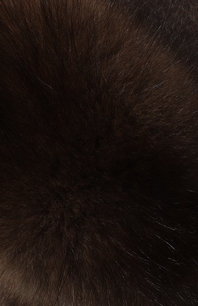 Шерстяная шапка-ушанка с мехом фишера VICTORIA KUSENKOVA, арт. 339106903159, фото 3