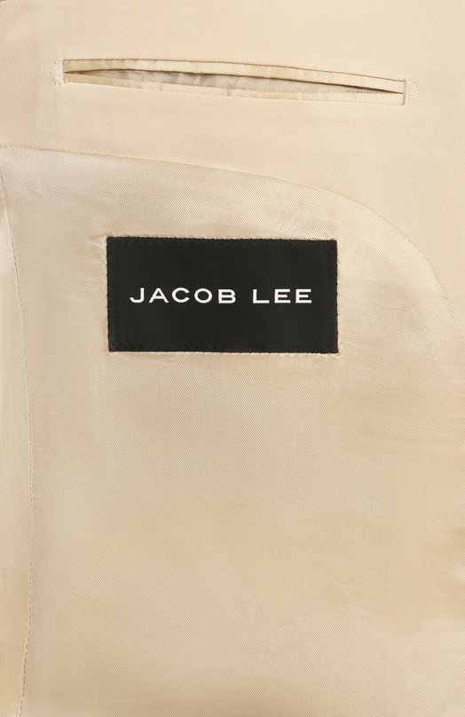 Шелковый жакет Jacob Lee WOB051SS25-CSSD Бежевый  WOB051SS25-CSSD Фото 7