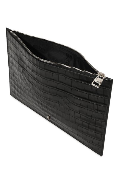 Кожаный футляр для документов ALEXANDER MCQUEEN черного цвета по цене 62000 руб., арт. 649233/DZTIY, фото 3 Кожаный футляр для документов ALEXANDER MCQUEEN, арт. 649233/DZTIY, фото 3