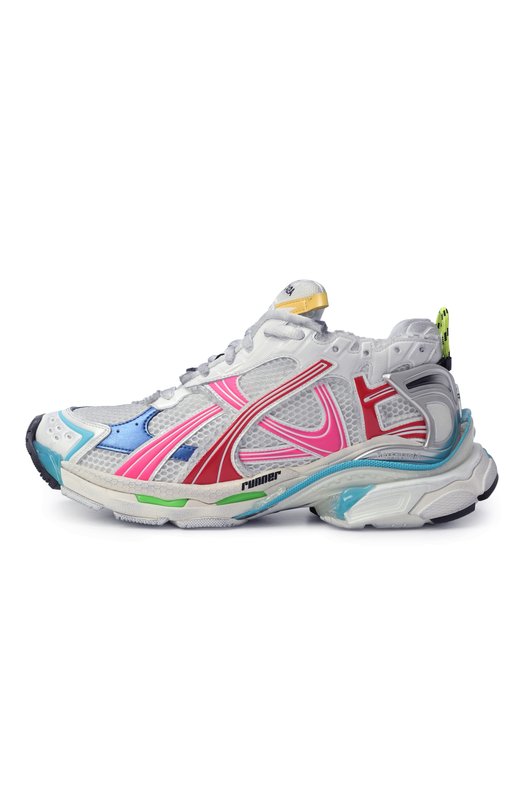 Комбинированные кроссовки Runner Balenciaga 772774/W3RBW Белый  772774/W3RBW Фото 4