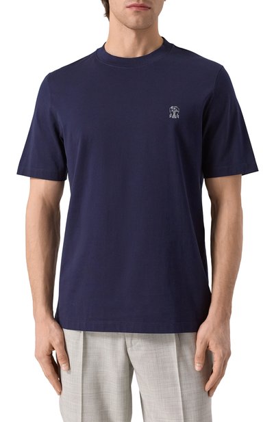 Хлопковая футболка BRUNELLO CUCINELLI, арт. M0B138440, фото 3