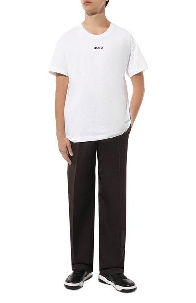 Хлопковая футболка HUGO, арт. 50493057, фото 2