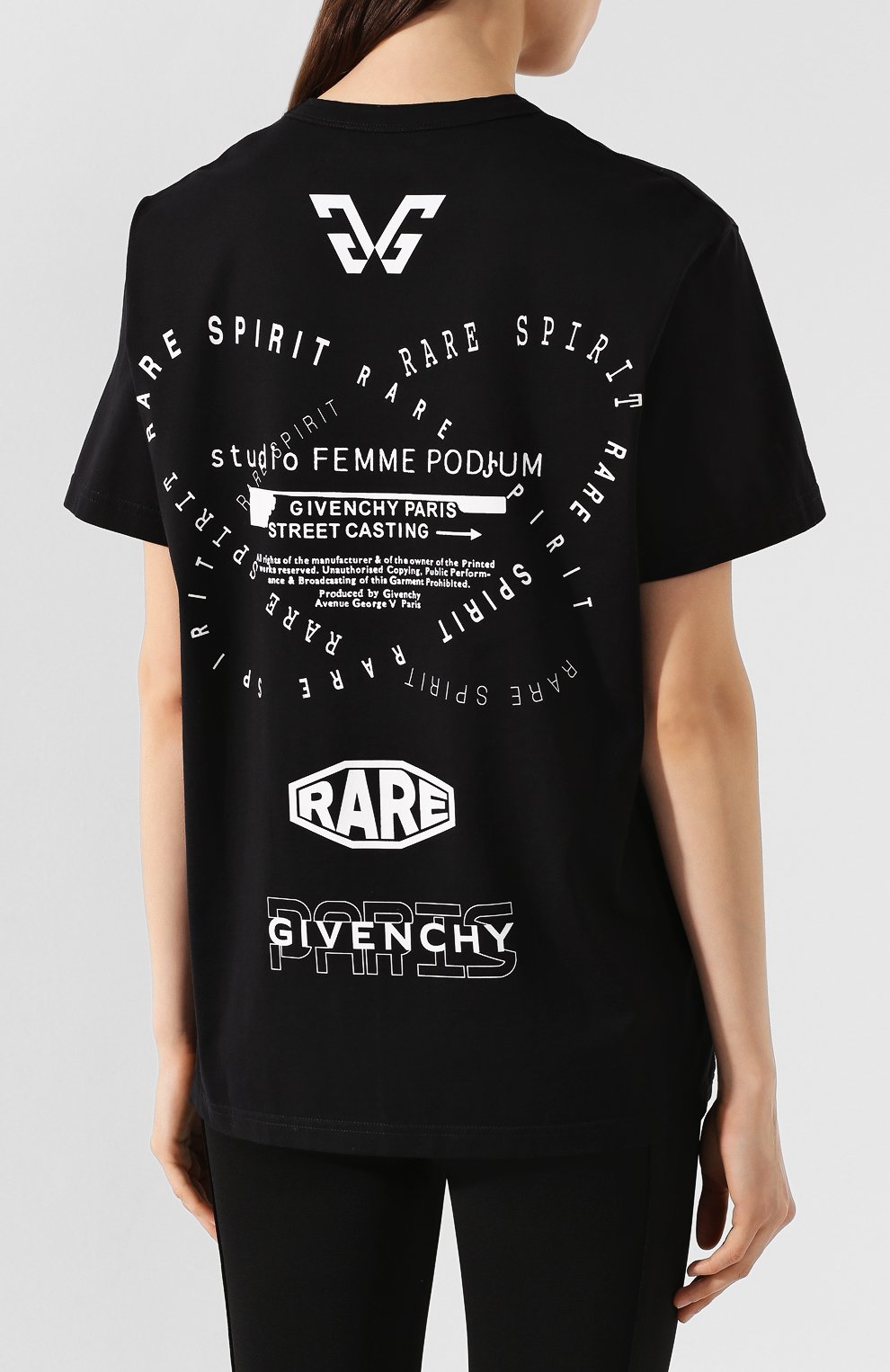 Хлопковая футболка GIVENCHY, арт. BW70753Z33, фото 4