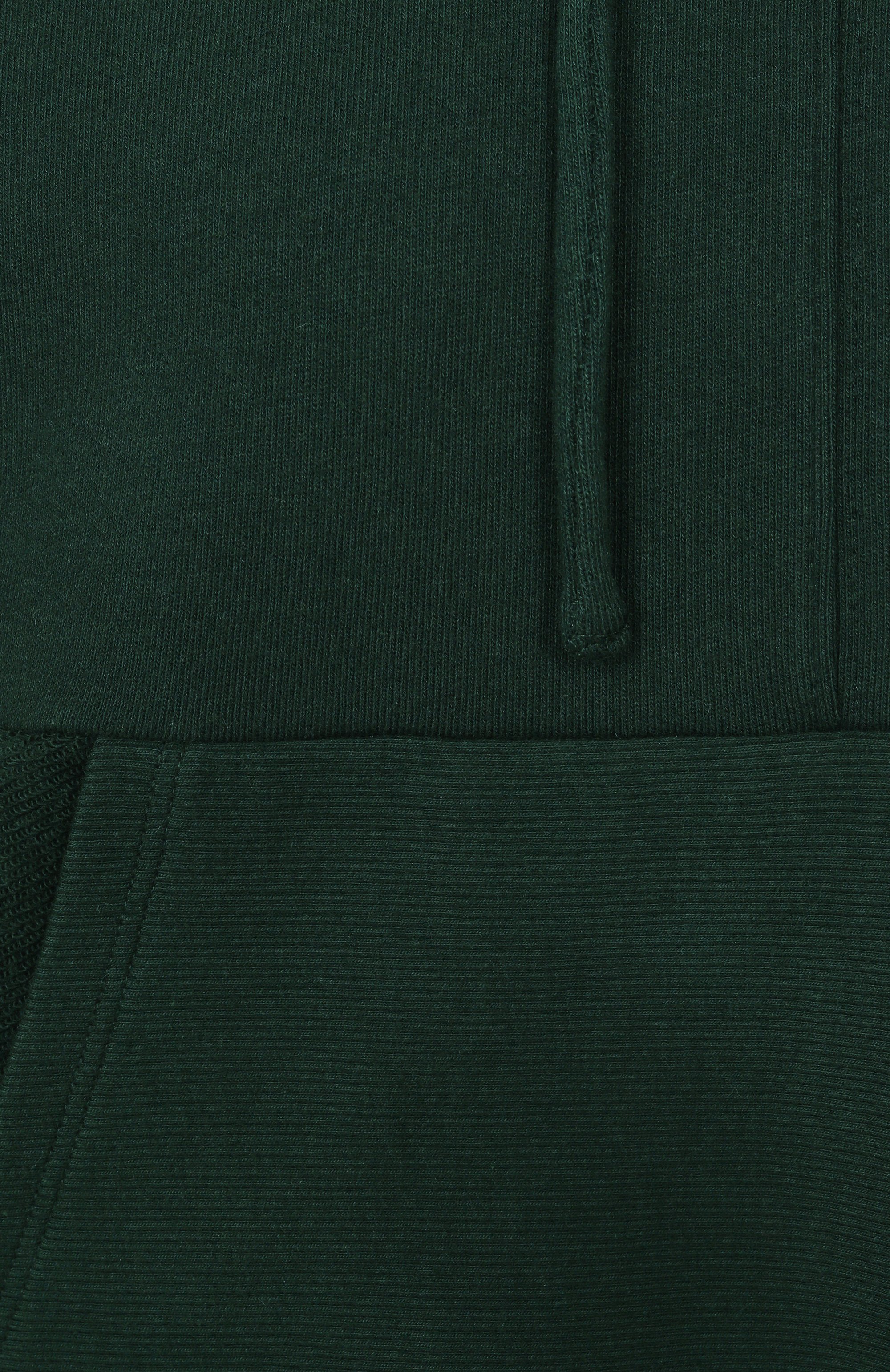 Хлопковое худи ALO YOGA темно-зеленого цвета по цене 22350 руб., арт. W3429R, фото 6 Хлопковое худи ALO YOGA, арт. W3429R, фото 6