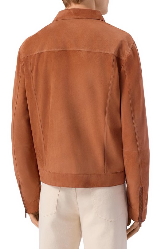 Замшевая куртка MVST M26.2PM.L001/L010 SUEDE Оранжевый  M26.2PM.L001/L010 SUEDE Фото 4