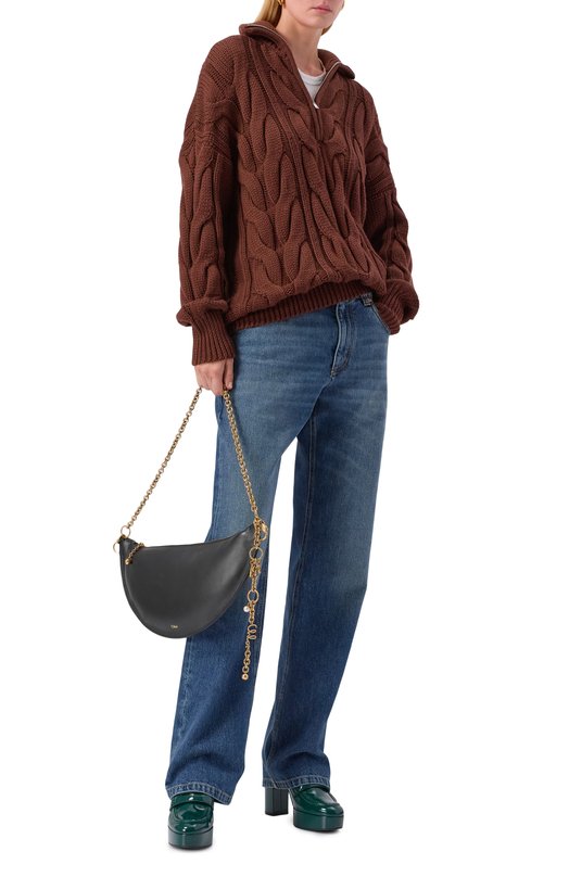 Сумка Chloe Icons Chloé CHC25AS519P80 Чёрный  CHC25AS519P80 Фото 7