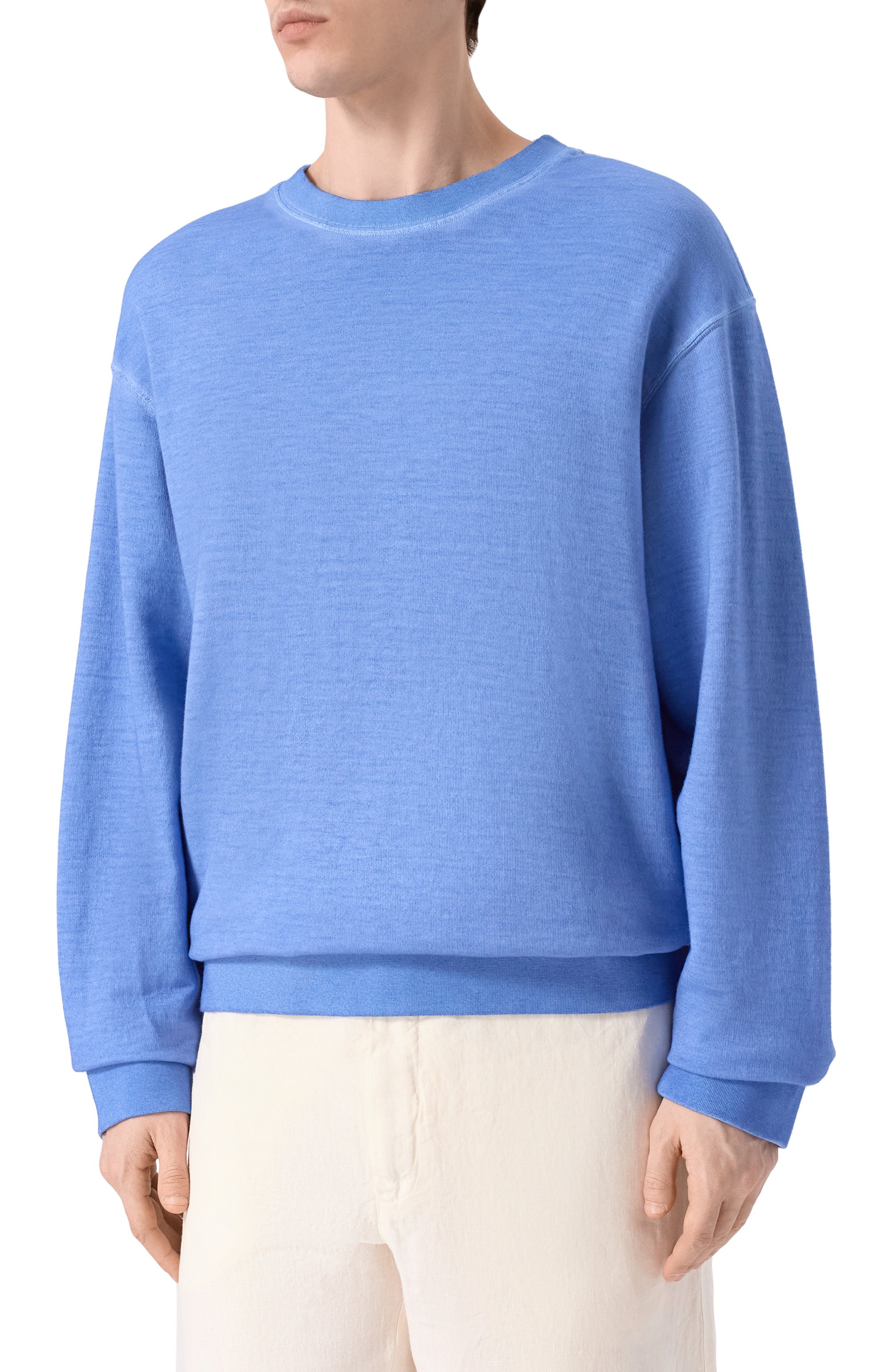 Свитшот изо льна и хлопка 120% LINO, арт. 33ALIM79IA/G461/S01, фото 3