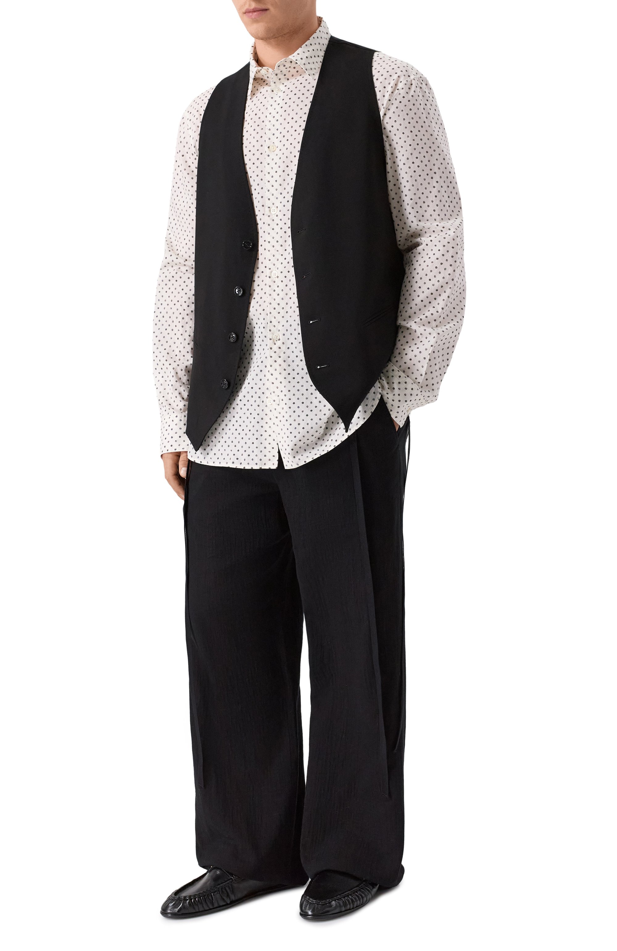 Хлопковая рубашка ANN DEMEULEMEESTER, арт. B0010522/FA716, фото 2