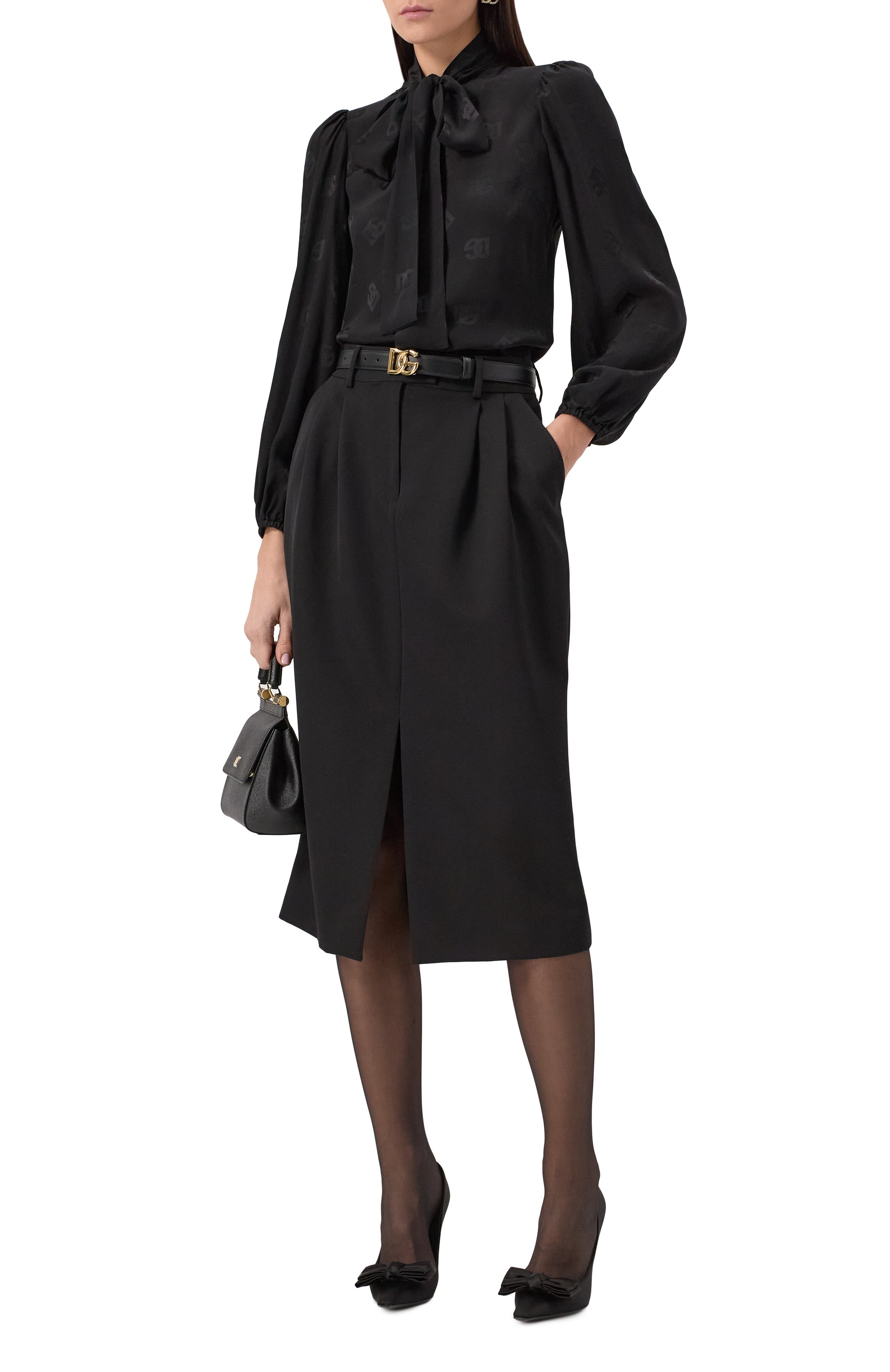 Шелковая блузка DOLCE & GABBANA, арт. F5Q44T/FJ1J0, фото 2