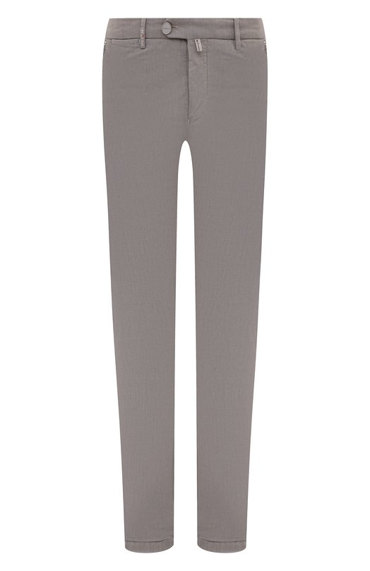 

Хлопковые брюки Kiton, Серый