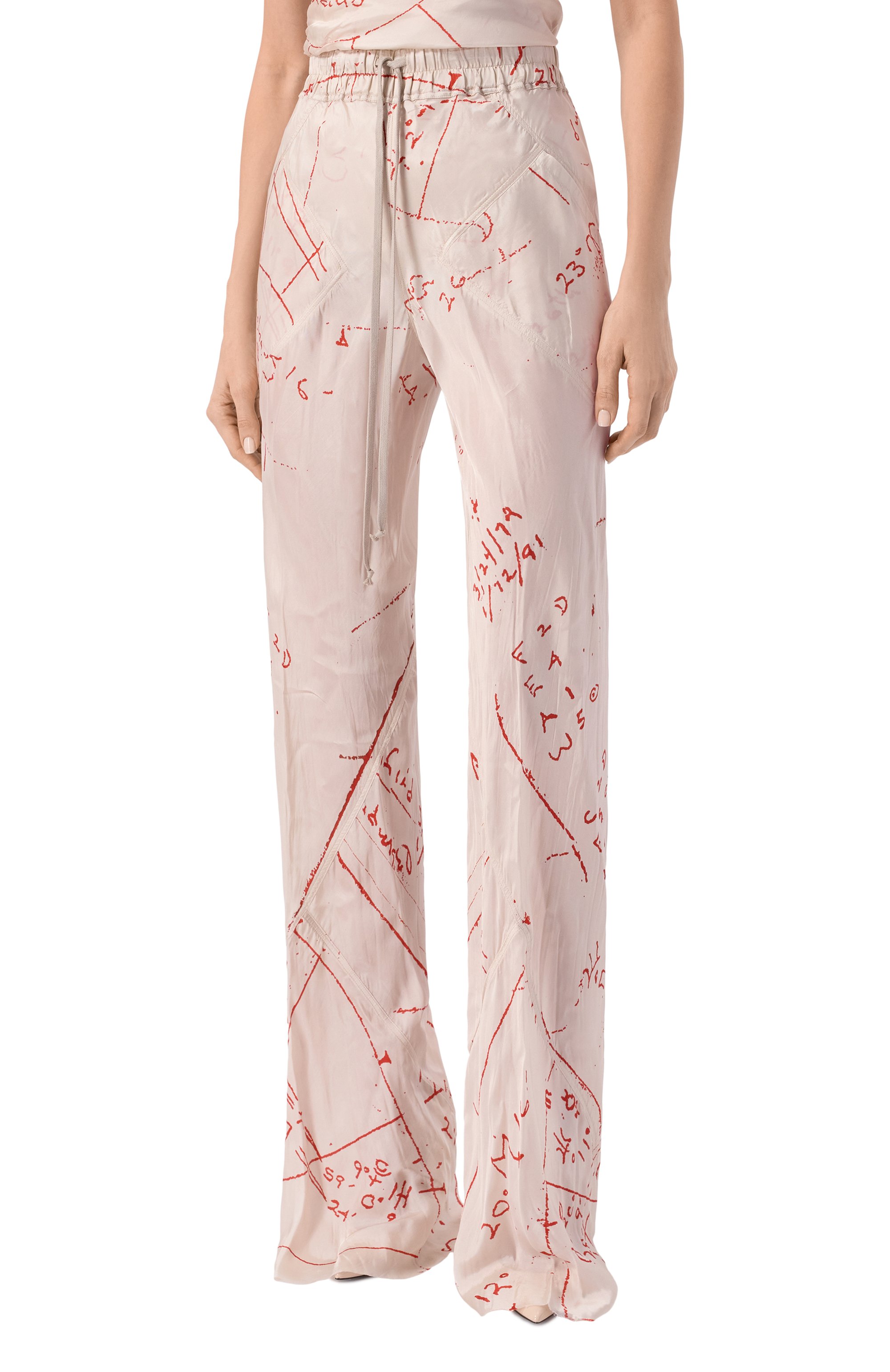 Атласные брюки RICK OWENS, арт. RP01F6304/KP1, фото 3