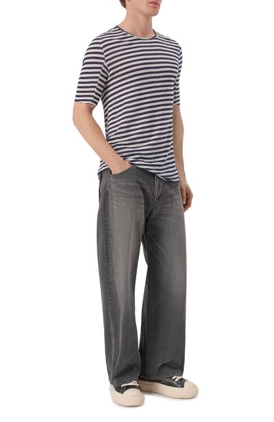 Льняная футболка HANNES ROETHER, арт. FA35RINE.2007, фото 2