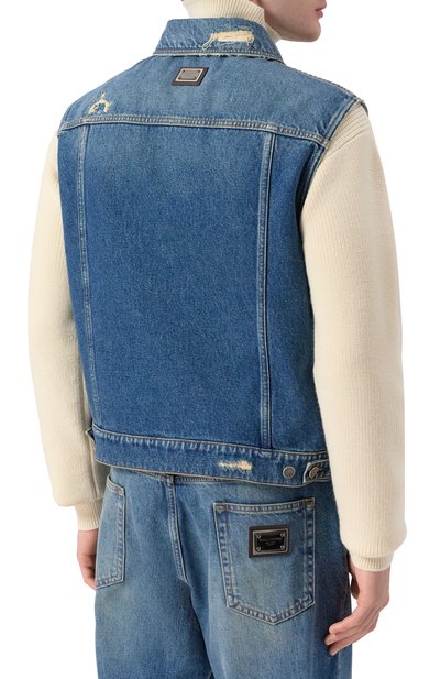 Джинсовый жилет DOLCE & GABBANA, арт. G9BRJD/G8NK1, фото 4