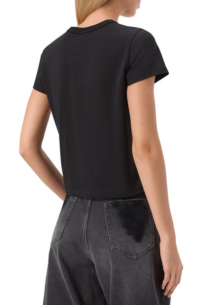 Хлопковая футболка ALEXANDERWANG.T, арт. 4CC3241521, фото 4