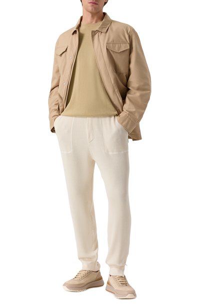 Хлопковые джоггеры BRUNELLO CUCINELLI, арт. M29201019G, фото 2