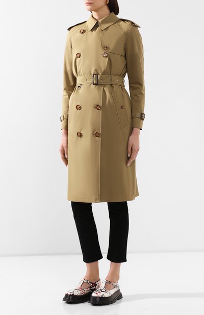 Хлопковый тренч wharfbridge BURBERRY, арт. 8028799, фото 3
