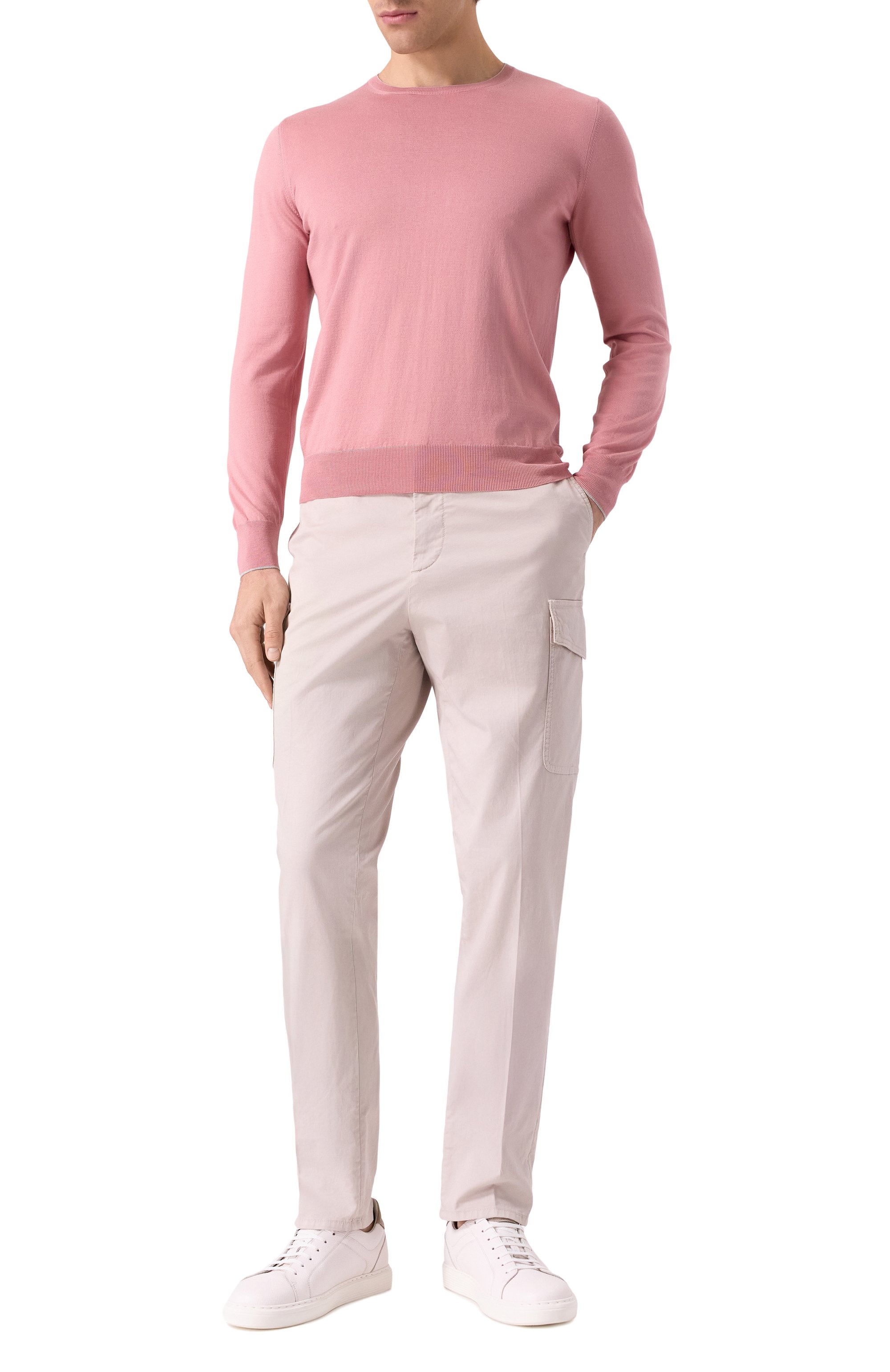 Джемпер из шелка и хлопка GRAN SASSO, арт. 43167/16290, фото 2