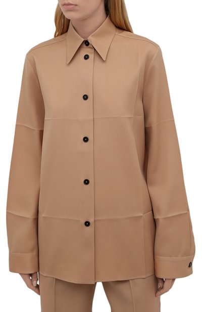 Шерстяная рубашка JIL SANDER, арт. JSWT605206-WT202500, фото 3