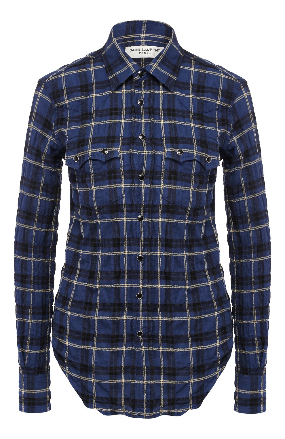 Хлопковая рубашка SAINT LAURENT, арт. 551225/Y954U, фото 1