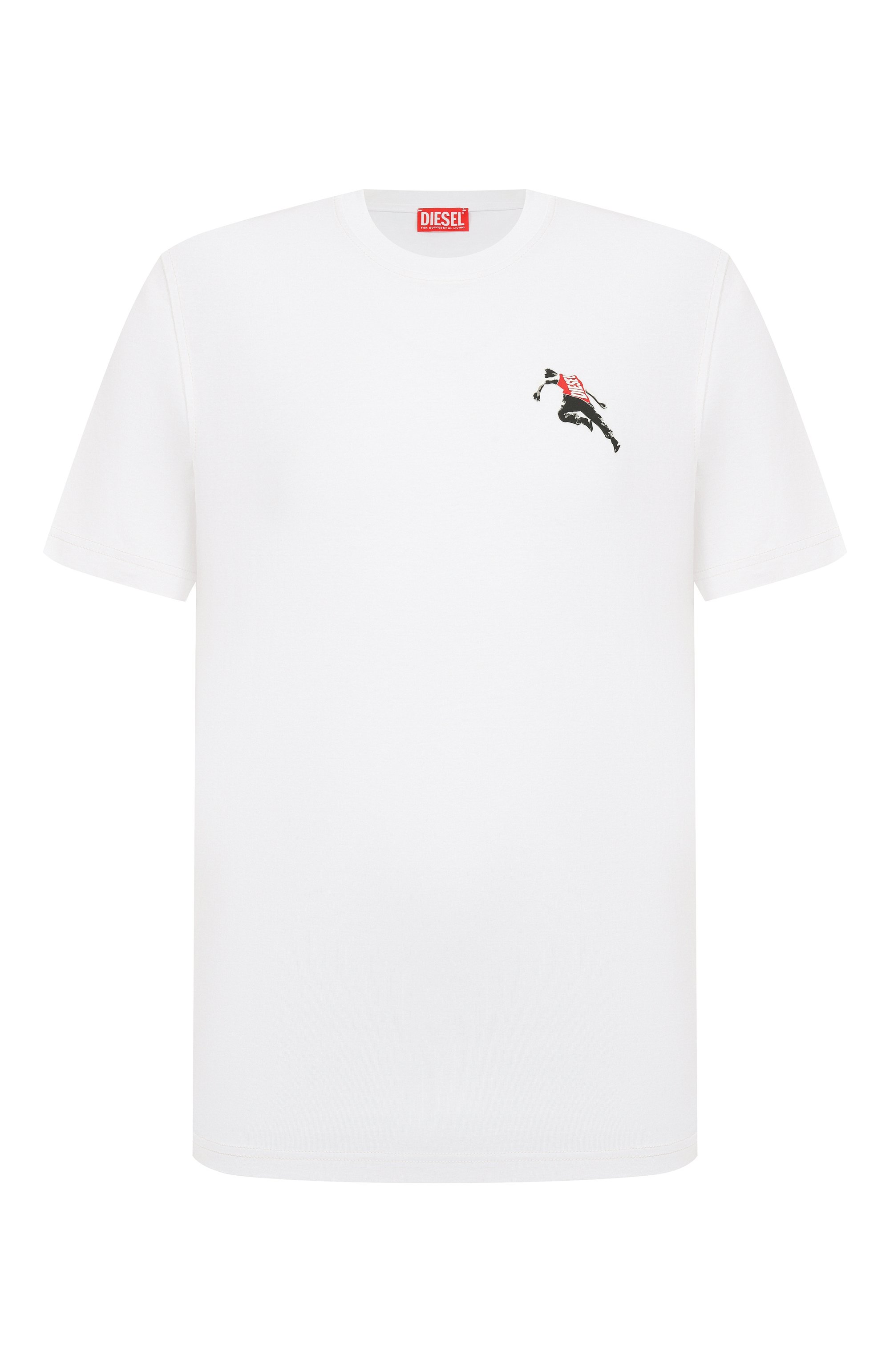 Хлопковая футболка DIESEL, арт. A18668/0QIAM, фото 1