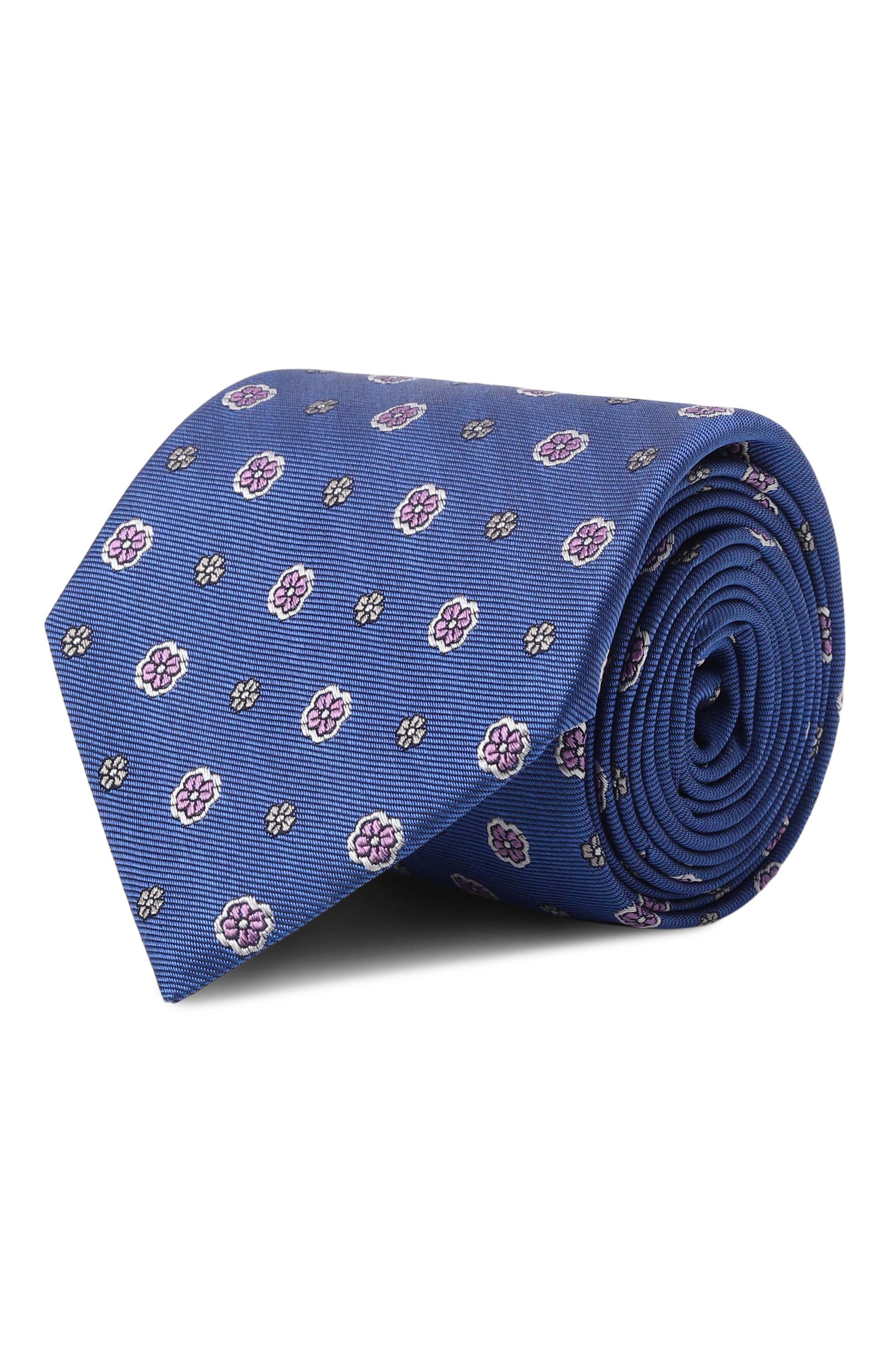 Шелковый галстук CANALI, арт. 18/HJ04569, фото 1