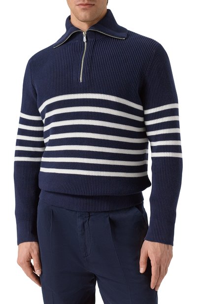 Хлопковый свитер BRUNELLO CUCINELLI, арт. M28709104P, фото 3