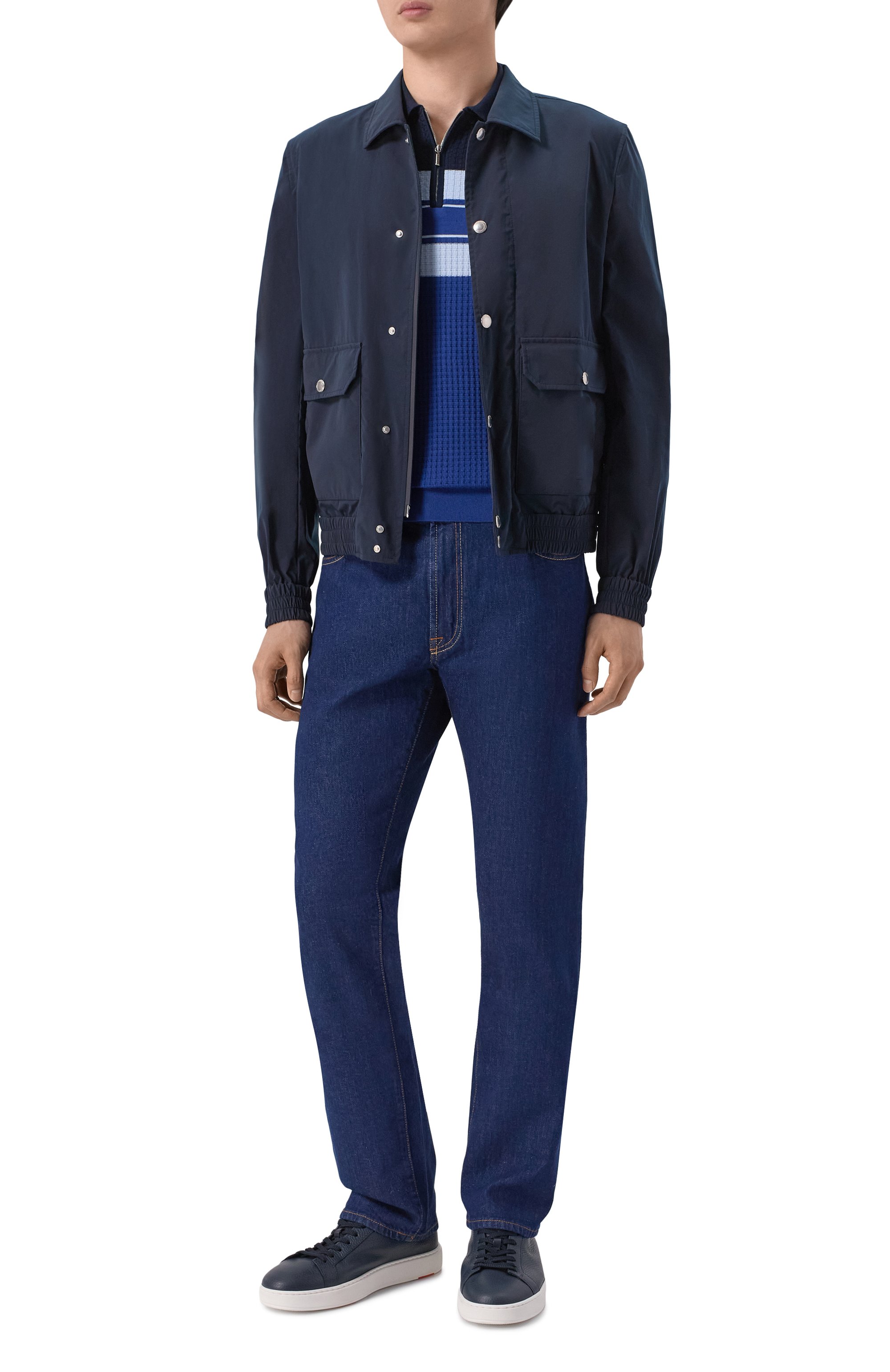 Поло из шелка и хлопка ZILLI, арт. KZP002M0107VFSTR0, фото 2