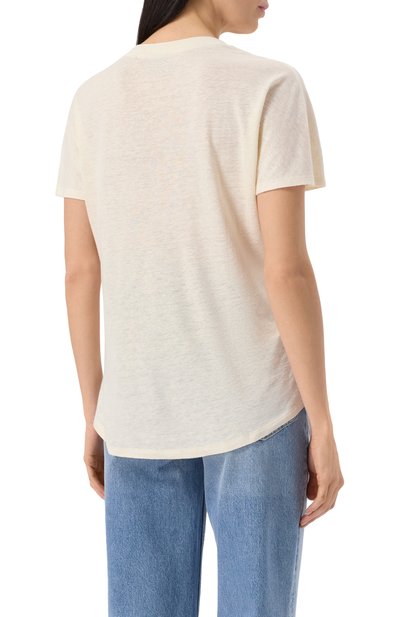 Футболка из вискозы и льна BOSS, арт. 50537543, фото 4