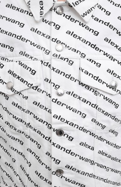 Джинсовая куртка ALEXANDER WANG черно-белого цвета по цене 82650 руб., арт. 4DC1212891, фото 5 Джинсовая куртка ALEXANDER WANG, арт. 4DC1212891, фото 5