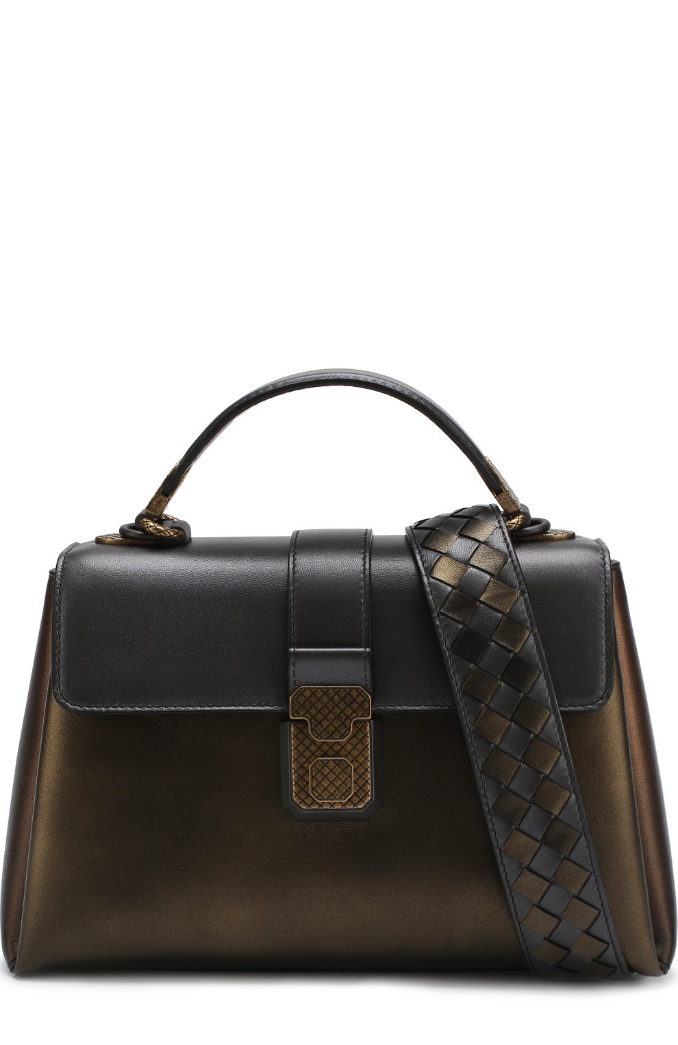 Сумка la piazza medium BOTTEGA VENETA бронзового цвета по цене 288500 руб., арт. 493690/VA2Q0, фото 6 Сумка la piazza medium BOTTEGA VENETA, арт. 493690/VA2Q0, фото 6